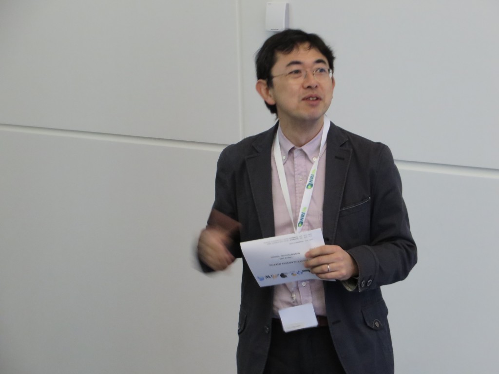 Prof. Yamamoto as session chair at the kickoff meeting